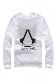 Game Costume Assassin's Creed Fleeces White Hoodie