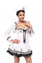 Halloween Costume Sassy White Sailor Costume